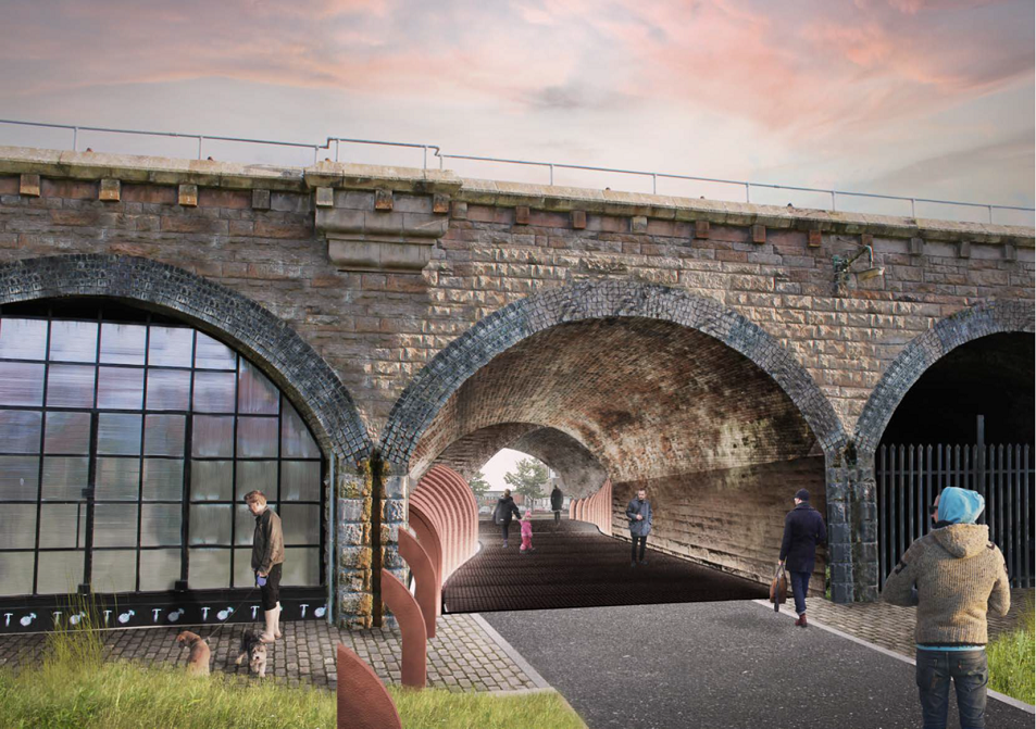 Railway arch designs aim to open up connections between Glasgow